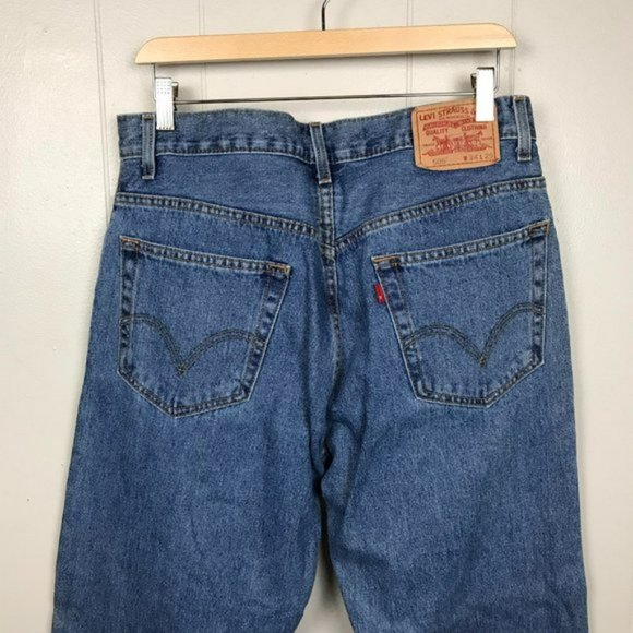 Levi's 505 Regular Fit Jeans Y2K Boyfriend High Rise High Waist Mom Jeans - Picture 4 of 14
